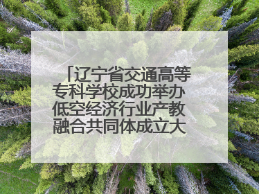 辽宁省交通高等专科学校成功举办低空经济行业产教融合共同体成立大会暨共建低空经济产教融合新生态论坛