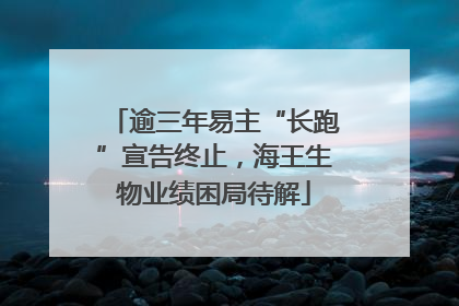 逾三年易主“长跑”宣告终止，海王生物业绩困局待解