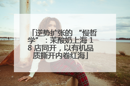 逆势扩张的 “慢哲学”：茉酸奶上海 18 店同开，以有机品质撕开内卷红海