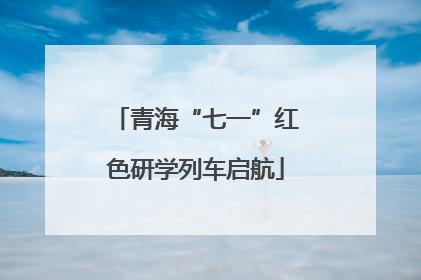 青海“七一”红色研学列车启航