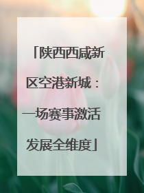 陕西西咸新区空港新城：一场赛事激活发展全维度