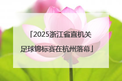 2025浙江省直机关足球锦标赛在杭州落幕