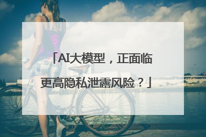 AI大模型，正面临更高隐私泄露风险？