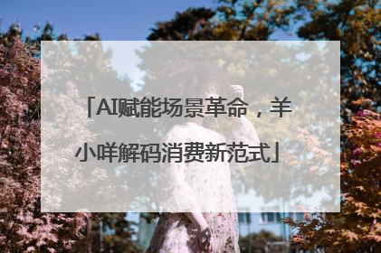 AI赋能场景革命，羊小咩解码消费新范式