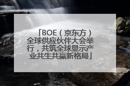 BOE（京东方）全球供应伙伴大会举行，共筑全球显示产业共生共赢新格局